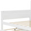 Lit de jour simple en bois avec tablettes de rangement