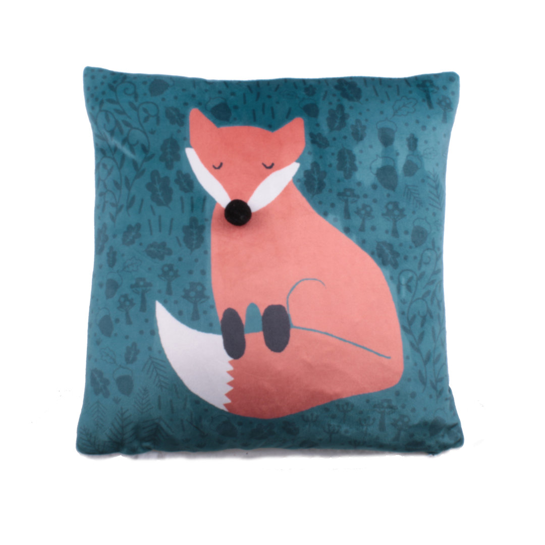 Animal Print Square Scatter Cushion with Filling