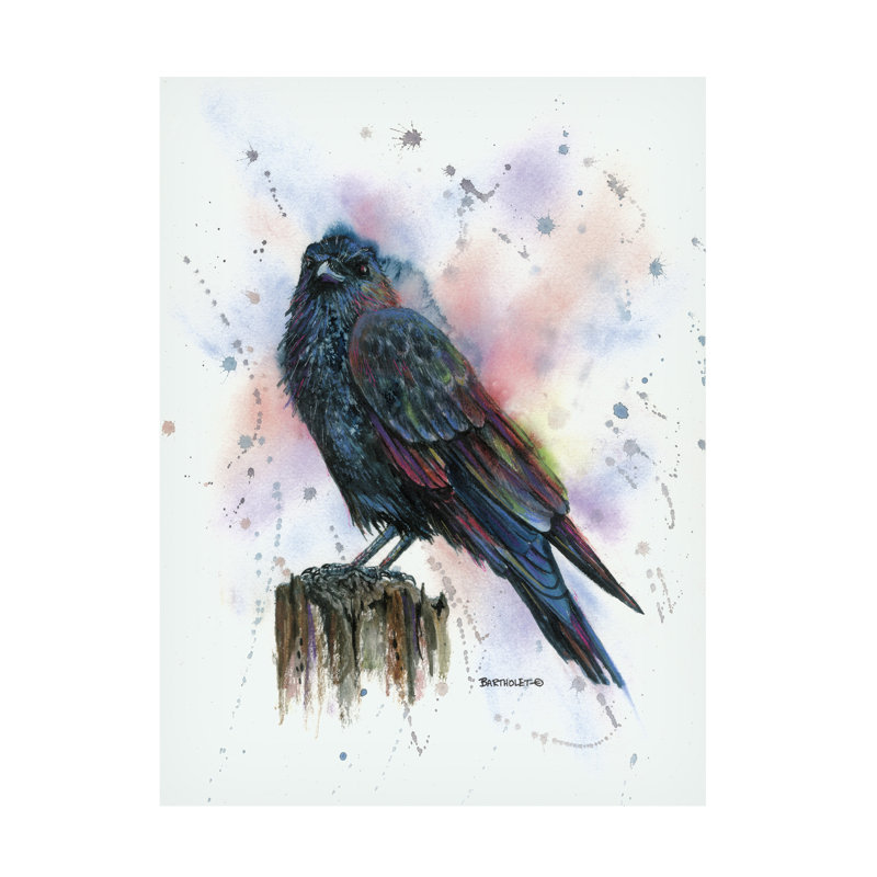 «Dave Bartholet Nevermore», art sur toile, H 14 po x l 19 po