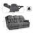 Acklen 85'' Upholstered Reclining Sofa
