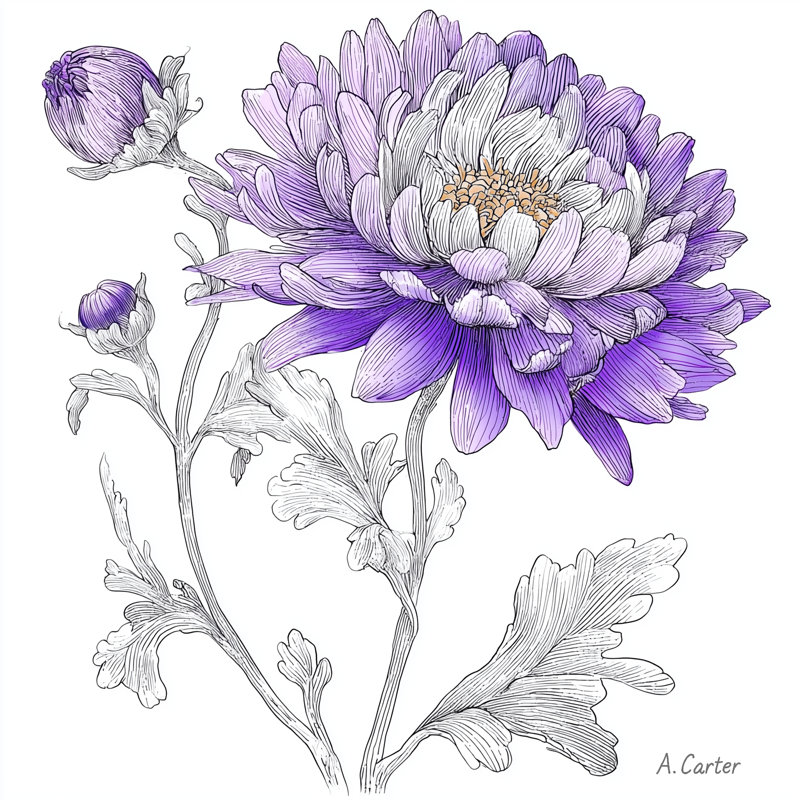«Celestial Bloom V», reproduction sur toile tendue
