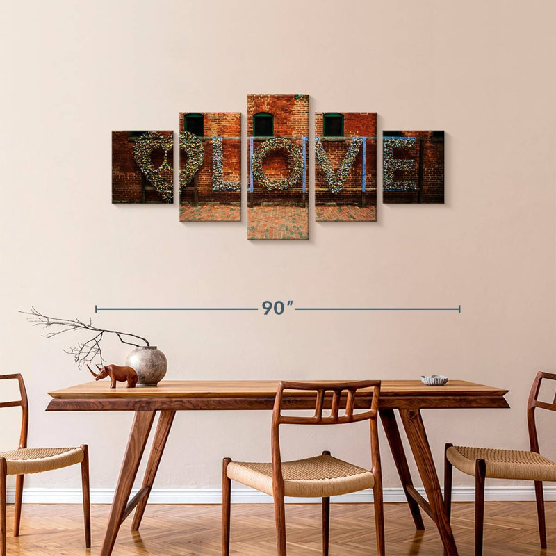 Lidya Locks, 36" H x 80" W