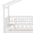 Wooden House Bed with Trundle-126131858-126131857