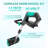 12" Snow Blower Cordless - Electric Snow Shovel, 16.5 FT Snow Throwing Distance, 20V 1 * 4.0Ah Battery & Quick Charger, Adjustable Handle, for Walkways Deck Driveways Stair Snow Removal-120235788