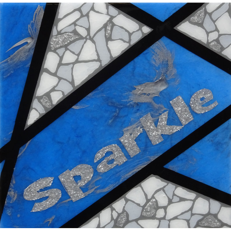 Sparkle-Blue Painting by Eddie Bruckner