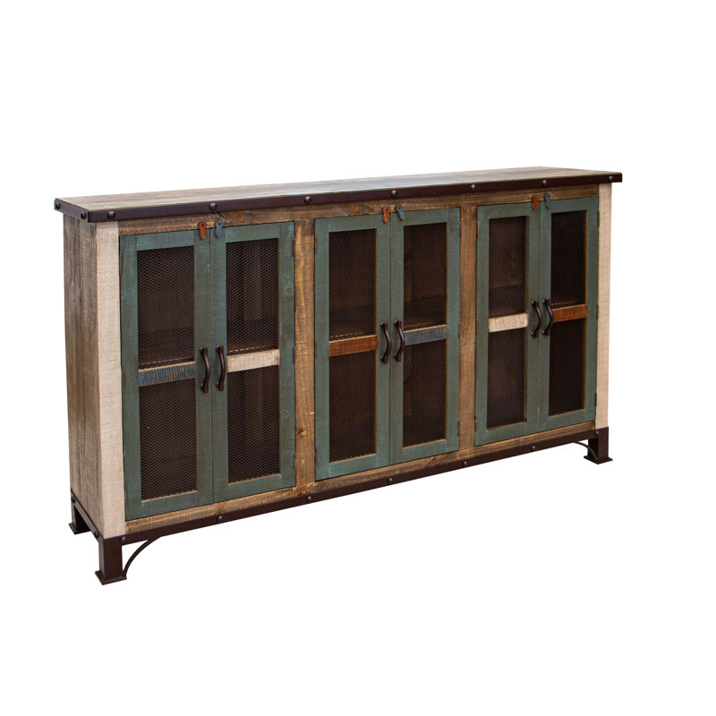 Buffet antique multicolore