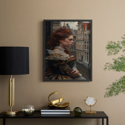 WOMEN Series cmxxxviii - reproduction encadrée de qualité supérieure - prête à être accrochée - aucun clou requis