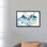 «Blue Marble» par Sara Franklin, reproduction d'art sur toile tendue