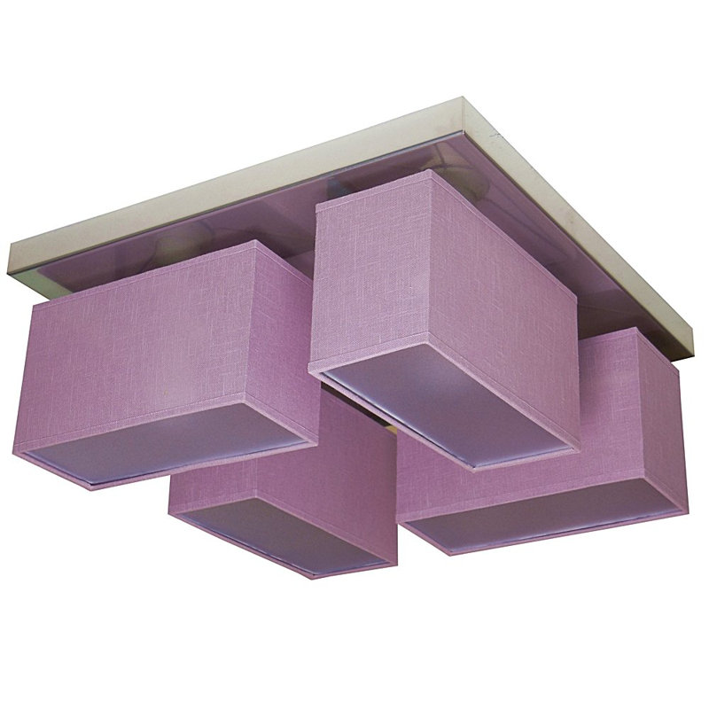 Passarelli Semi Flush Mount, Purple