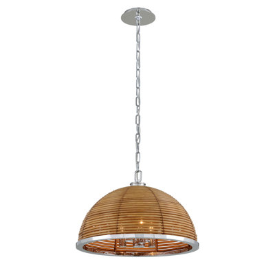Luminaire pour dôme 3 lumières unique Carayes