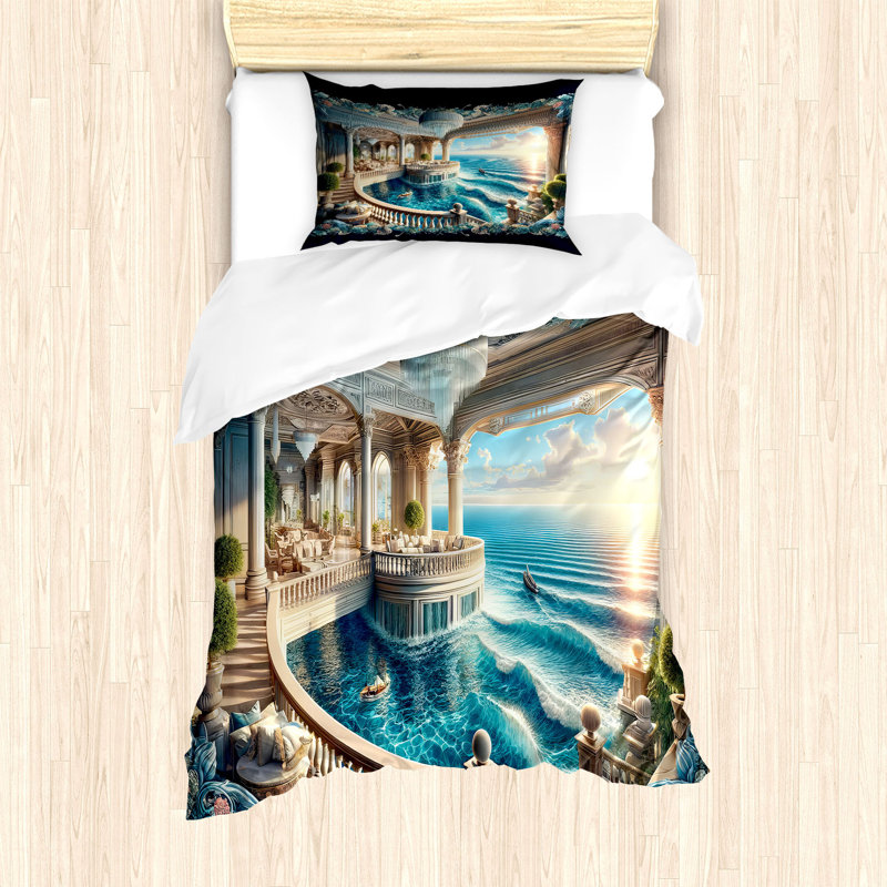 Fantasy World Duvet Cover, Twin Duvet Cover + 1 Standard Shams