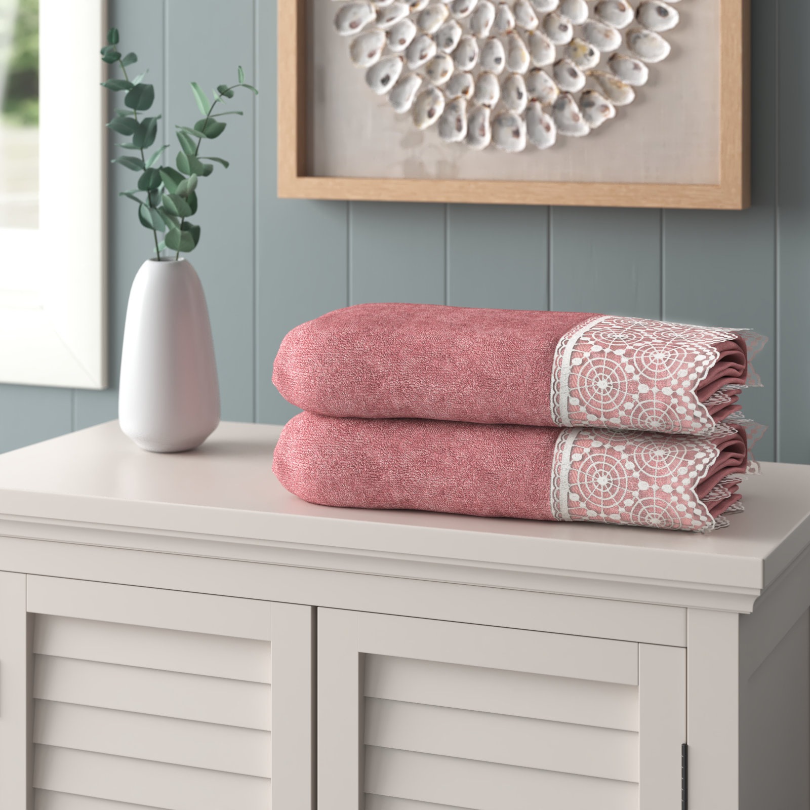 American Fluffy Towel 3-Piece Towel Set Turkish Cotton, Contains 1 Bath Towel, 1 Hand Towel, 1 Wash Clothes -Highly Absorbent Towels for Bathroom
