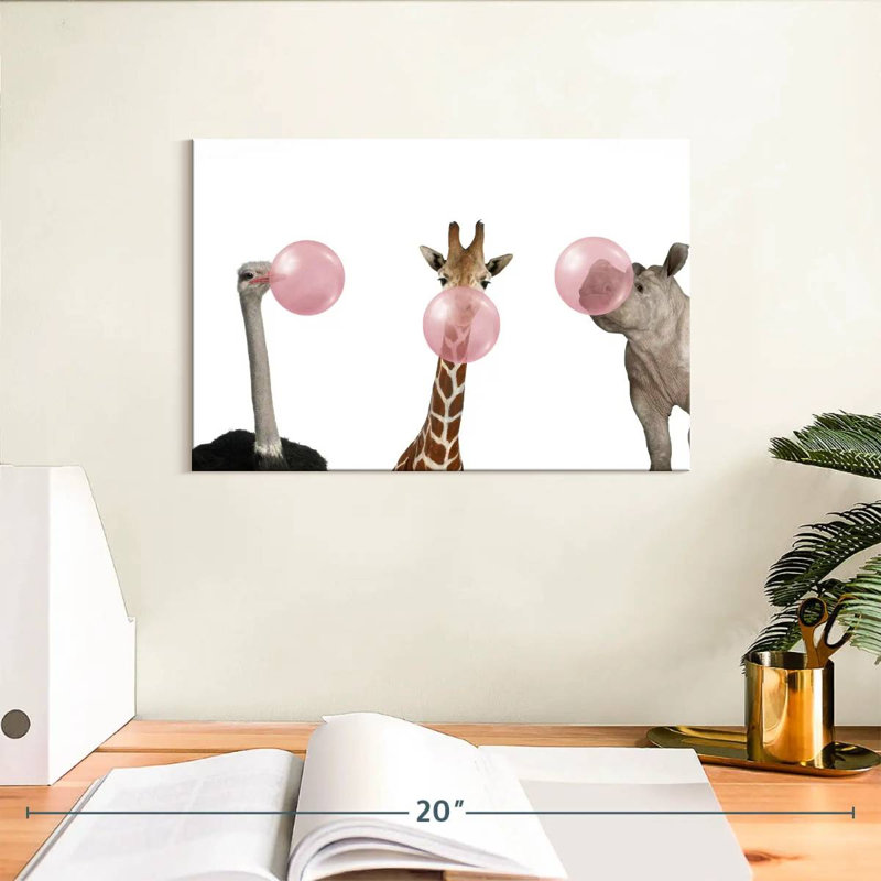 Drôles d'animaux, H 12 po x l 8 po x P 1 po