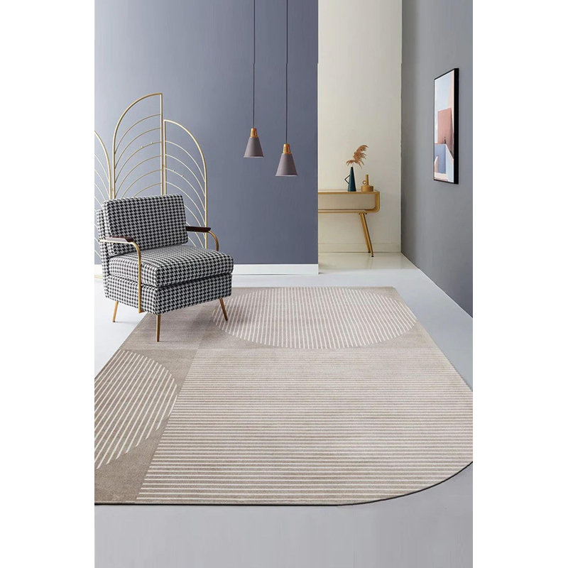 Tapis Khairo avec envers antidérapant, Tapis de couloir 3 pi 11 po x 8 pi 2 po