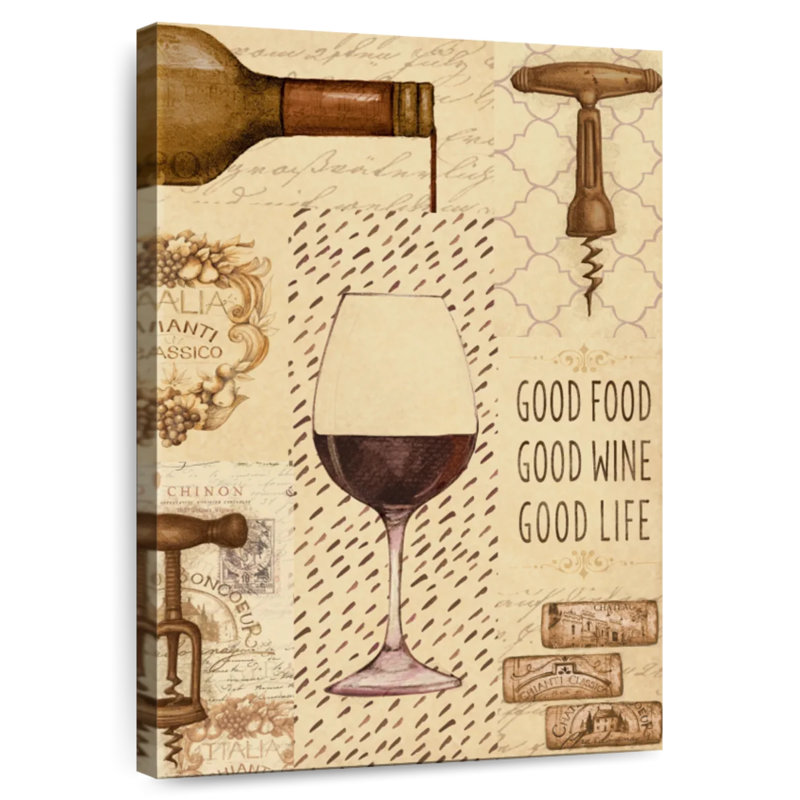 Yarlin Wine Glass Collage, 48" H x 32" W