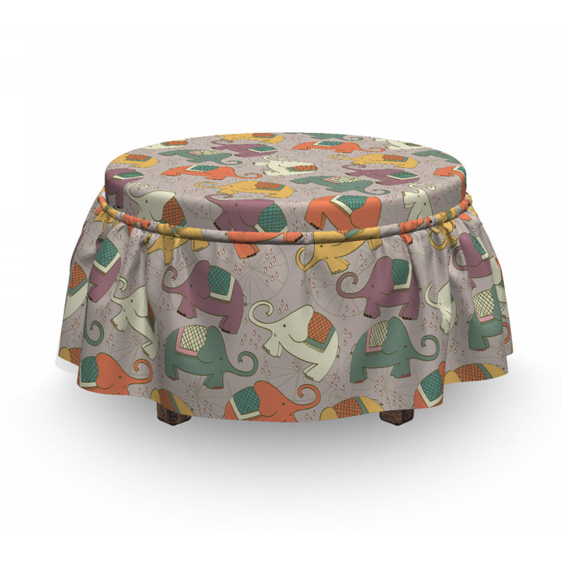 Housse pour repose-pieds animaux on wheels