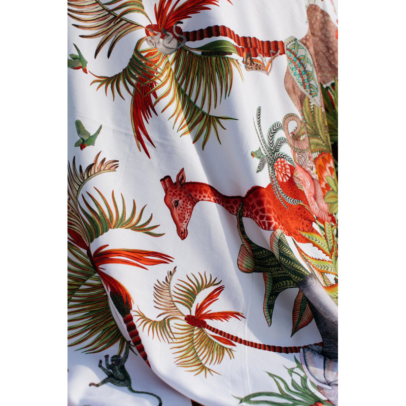 Ardmore Cotton Tablecloth, 138" x 61"