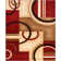Carlei Arcs & Shapes Red Modern Rug