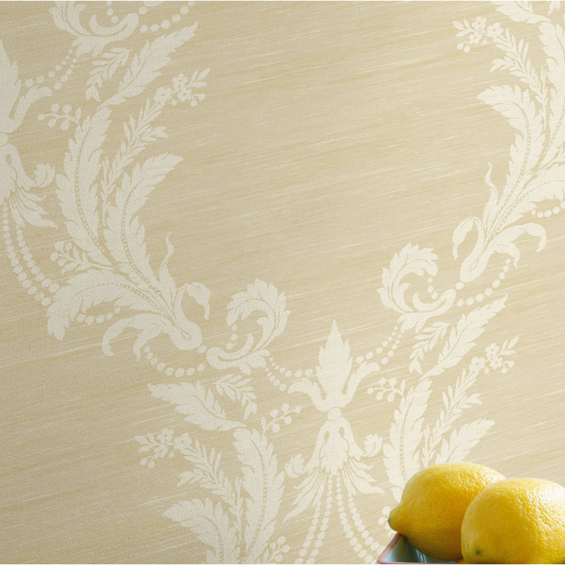 Gaona Floral Roll, Metallic Gold/Ivory