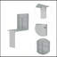 Table pliante Dalton avec base et tablettes