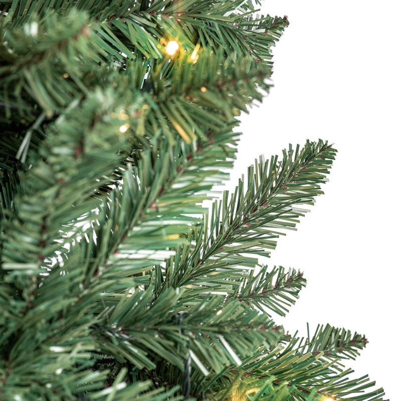 Pre-lit Artificial Douglas Fir Tree With Stand, 210''H