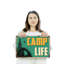 Enseigne de fantaisie en aluminium 12 po x 18 po Camp Life-119480345