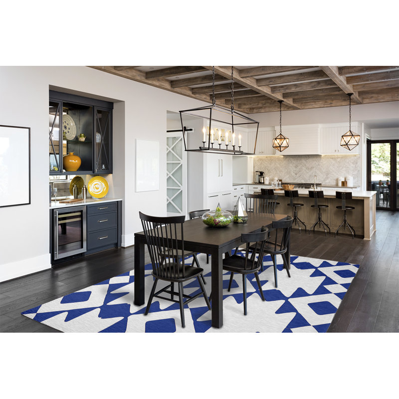 Chenille Geometric Indoor Rug, Rectangle 8' x 10'