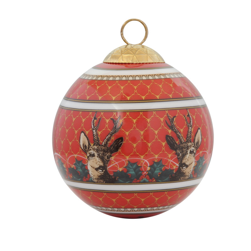 Ornement cerf en bois de cerf