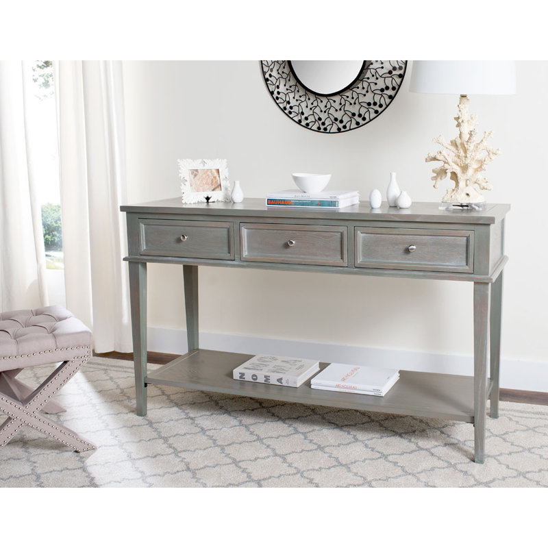 Yelena 60'' Console Table, Ash Gray