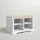 Simons Linen Blend Upholstered Storage Bench