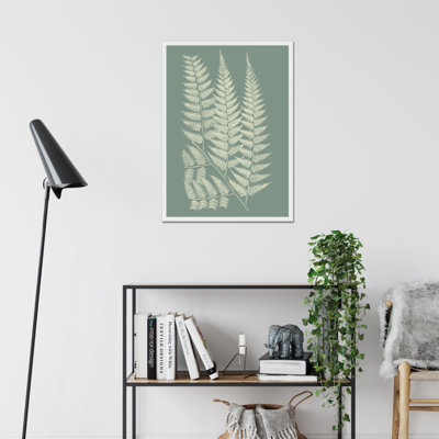 Ferns on Sage III 1 Piece Painting