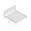 Lit plateforme en bois massif Gaspard-861262940
