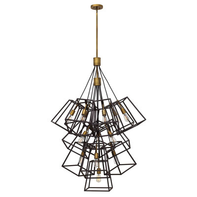 Poulan 13 - Light Bronze Cluster Pendant