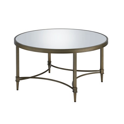 Table basse à miroirs