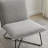 Vicolo Sherpa Upholstered Accent Chair with Metal Legs-365136064