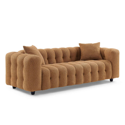 Lavance 227.1Cm Rolled Arms Chesterfield Sofa