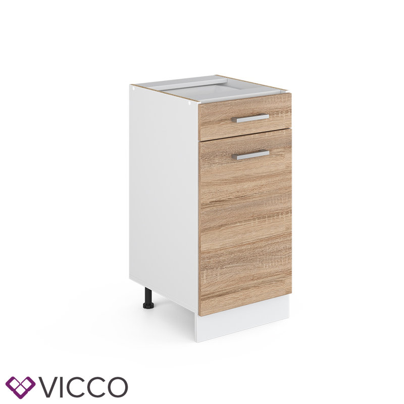 Latif Matte Base Unit, Oak