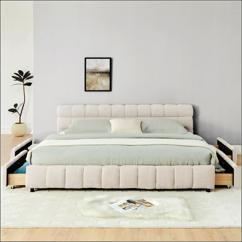 Upholstered Bed, King