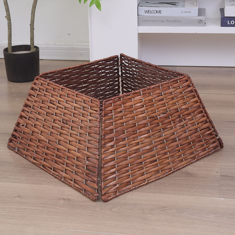 Moises Polyvinyl Chloride (PVC) Tree Skirt, Brown