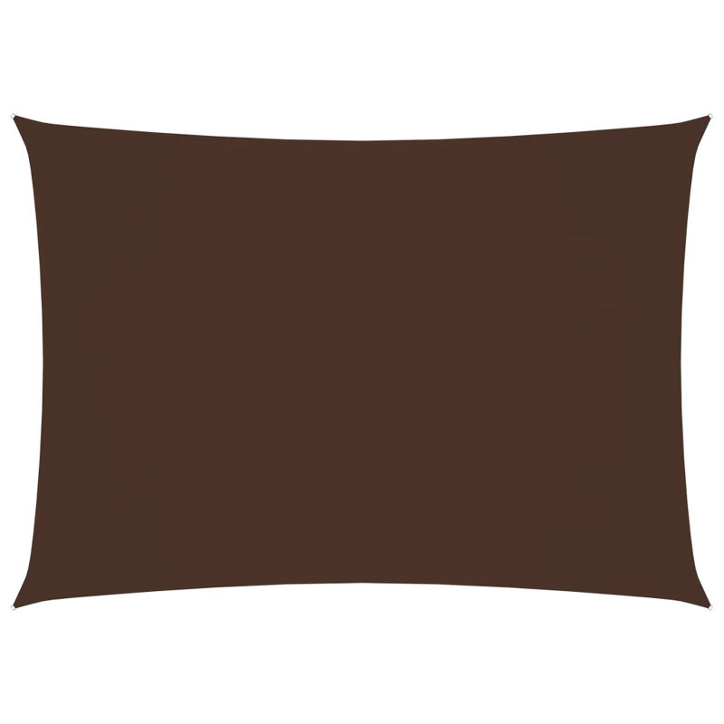 Yutan Rectangular Shade Sail, 400cm x 250cm, Brown