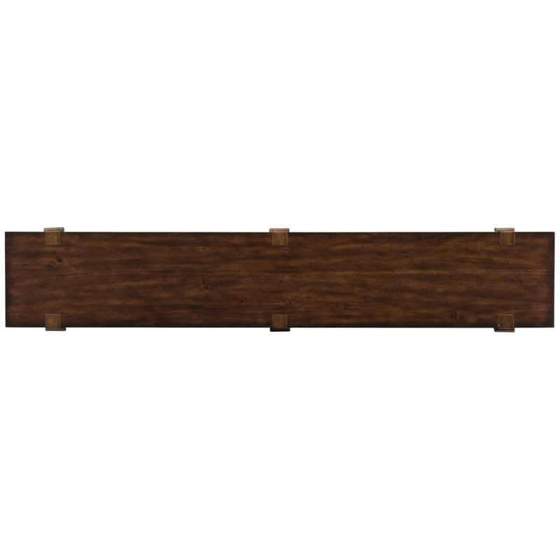 80'' Solid Wood Top Console Table