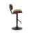 Pehrson Swivel Height Adjustable Faux Leather Mid-Century Bar Stool-620438783