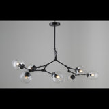 Lustre linéaire 7 lumières spoutnik modern Chilcott