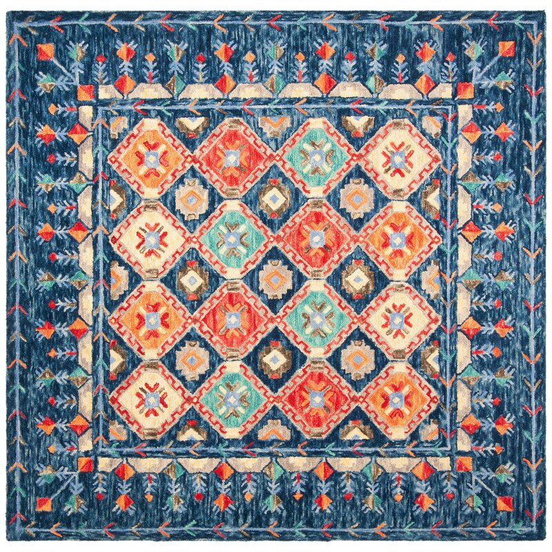 Bungalow Rose Vahakn Handmade Wool Rug & Reviews | Wayfair