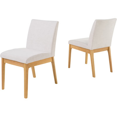 Corriveau Cupp Upholstered Solid Wood Side Chair