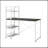 Reversible Smart Workstation Wooden Desk White/Brown