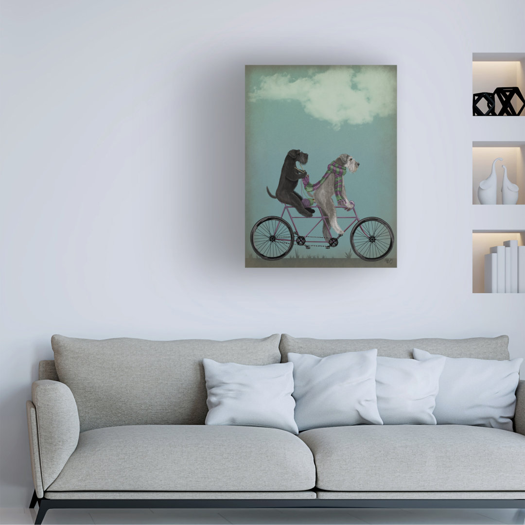 " Schnauzer Tandem " by Fab Funky Winston Porter