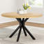 120 cm Beech Round Dining Table-2115447735
