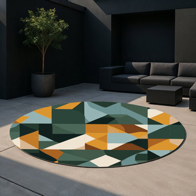 Tapis intérieur et extérieur Fragment Frames