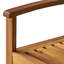Banc en bois pour patio, ajoute du charme, l 48,50 po x P 24,96 po, H 35,24 po, capacité de poids de 250 lb pour la finition du patio, rehausse le décor extérieur, lb-236668878